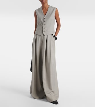 Weite Hose Greer aus Wolle | Ralph Lauren Collection