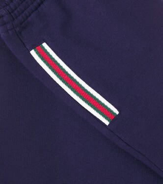 Web Stripe棉质运动裤 | Gucci Kids