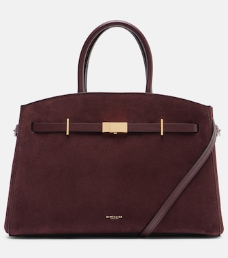 New York Midi suede tote bag | DeMellier