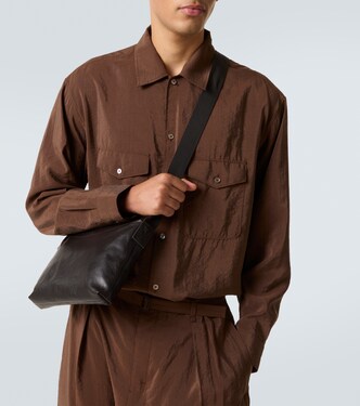 Folio Small leather crossbody bag | Lemaire