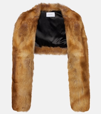 Cropped shearling jacket | Ferragamo