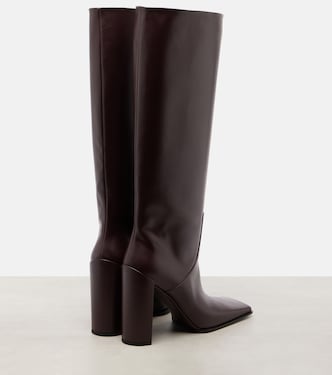 90 leather knee-high boots | Alaïa
