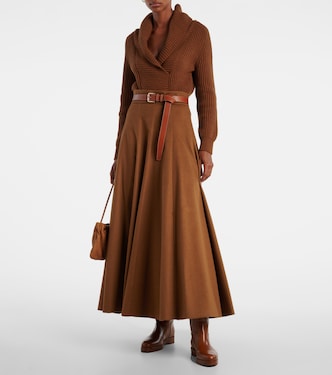 Camel hair maxi skirt | Max Mara