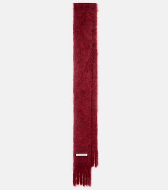 Kinna fringed mohair and wool scarf | Acne Studios