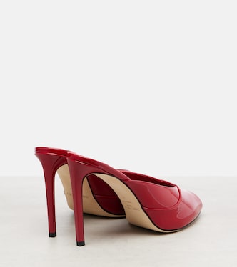 Brigitte 100 patent leather mules | Jimmy Choo