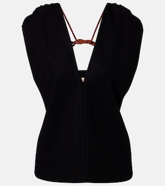 Cotton crêpe top | Plan C