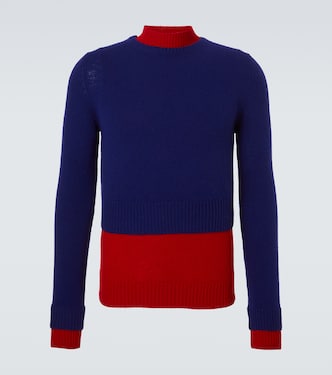 Layered wool sweater | Jil Sander