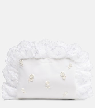 Pillowcase embellished ruffled clutch | Simone Rocha
