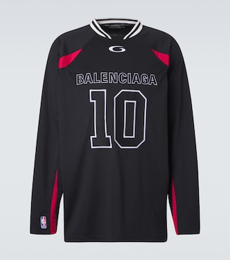 x NBA logo jersey T-shirt | Balenciaga