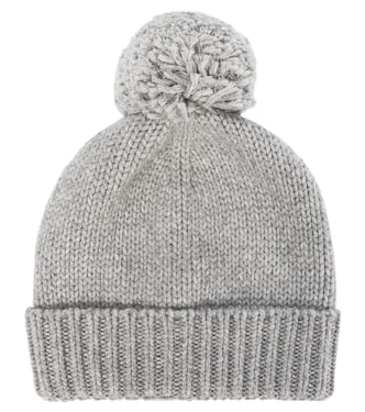 Gorro en mezcla de lana con pompón | Il Gufo