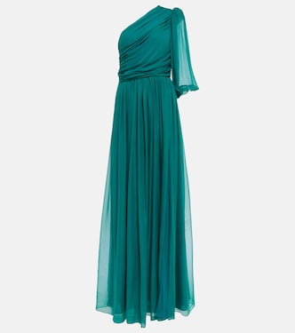 Robe Shauna aus Seiden-Georgette | Costarellos
