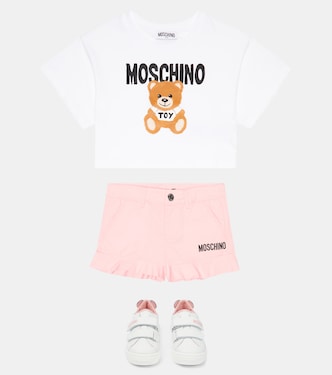 Short imprimé en coton | Moschino Kids
