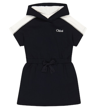 Abito in maglia di jersey di cotone | Chloé Kids