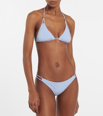 Misty Lagoon triangle bikini top | Heidi Klein