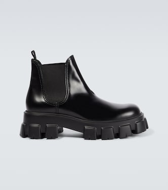 Chelsea Boots Monolith aus Leder | Prada