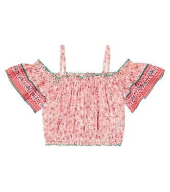 Top Donna à fleurs | Poupette St Barth Kids