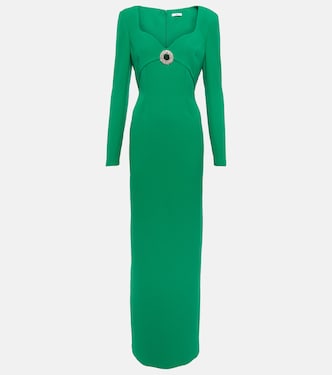 Zhad crêpe gown | Safiyaa