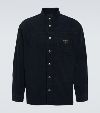 Logo corduroy shirt | Prada