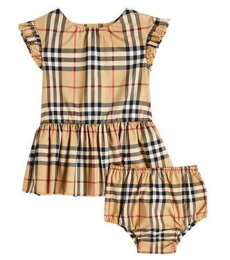 Baby - Abito e culottes Burberry Check | Burberry Kids