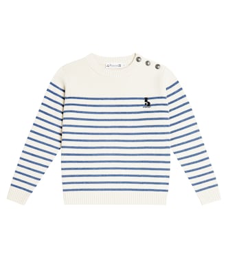 Pull rayé Crofton en laine et coton | Bonpoint