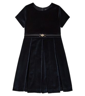 Abito Medusa ‘95 in velluto | Versace Kids