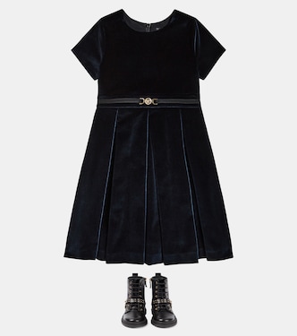 Kleid Medusa '95 aus Samt | Versace Kids