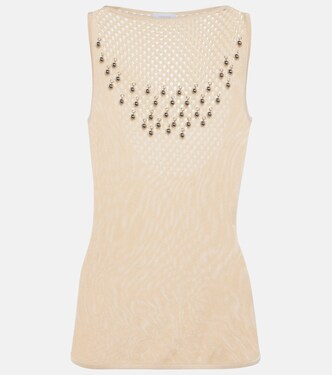 Embellished tank top | Rabanne