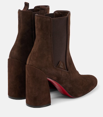Turelastic 85 suede ankle boots | Christian Louboutin