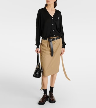 Cardigan en soie | Prada