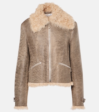 Chaqueta de piel con borrego | Acne Studios