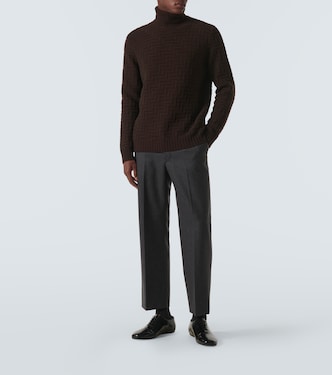Wool and cashmere turtleneck sweater | Prada