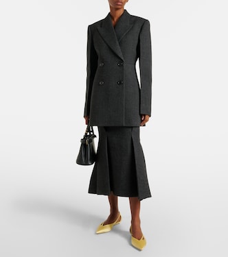 Double-breasted wool blazer | Prada