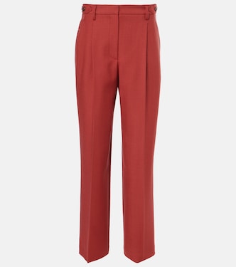 Pantaloni regular in twill di lana vergine | Brunello Cucinelli