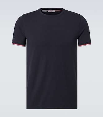 T-Shirt Tricolor aus Jersey | Moncler