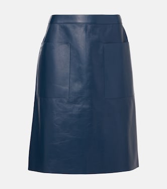 Jupe crayon en cuir | Ferragamo