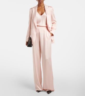 Pantaloni a gamba larga Ieti in raso | Max Mara