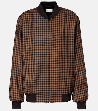 Wool teddy bomber jacket | Saint Laurent