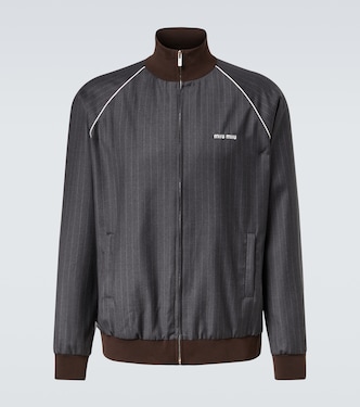 Trainingsjacke aus Schurwolle | Miu Miu