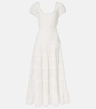 Remi broderie anglaise cotton midi dress | Rixo