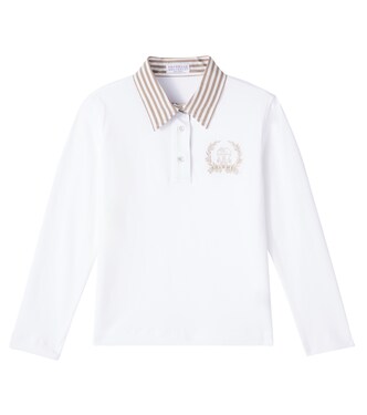 Cotton polo shirt | Brunello Cucinelli Kids
