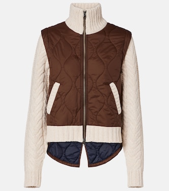 Patra quilted wool-trimmed jacket | Veronica Beard