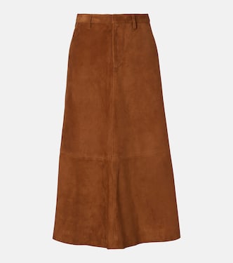 Cassia suede midi skirt | Citizens of Humanity