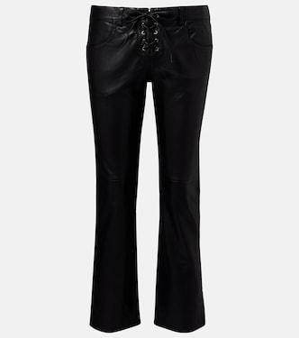 Vanel leather straight pants | Isabel Marant