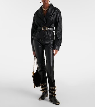 Gerade Hose Vanel aus Leder | Isabel Marant