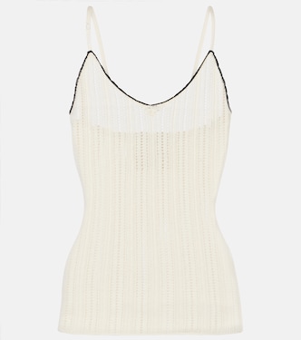 Top lencero India de pointelle de seda y algodón | Isabel Marant