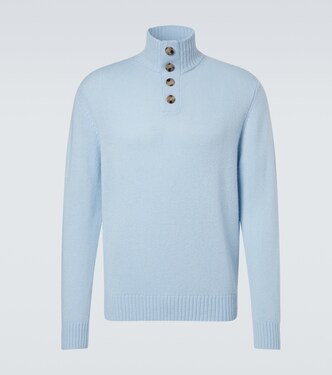 Wool and cashmere turtleneck sweater | Allude