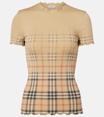 Top Burberry Check en coton | Burberry