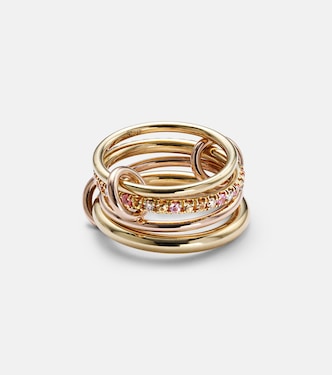 Bague Nimbus en or et or rose 18 ct, saphirs et diamants | Spinelli Kilcollin