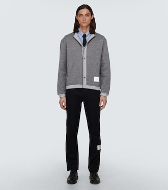 Virgin wool cardigan | Thom Browne