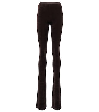 Pantalon à taille haute en velours | Rick Owens